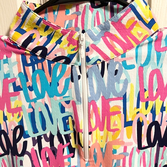 IBKUL Small UPF50  Cooling Golf Tennis Pink Orange Long Sleeve Shirt - Picture 3 of 8